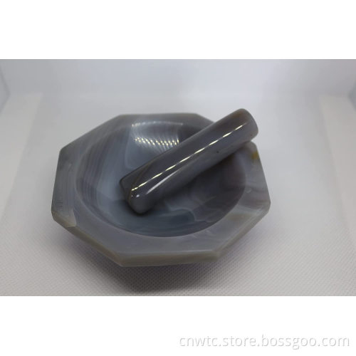 Agate Mortar and Pestle for Laboratory Use